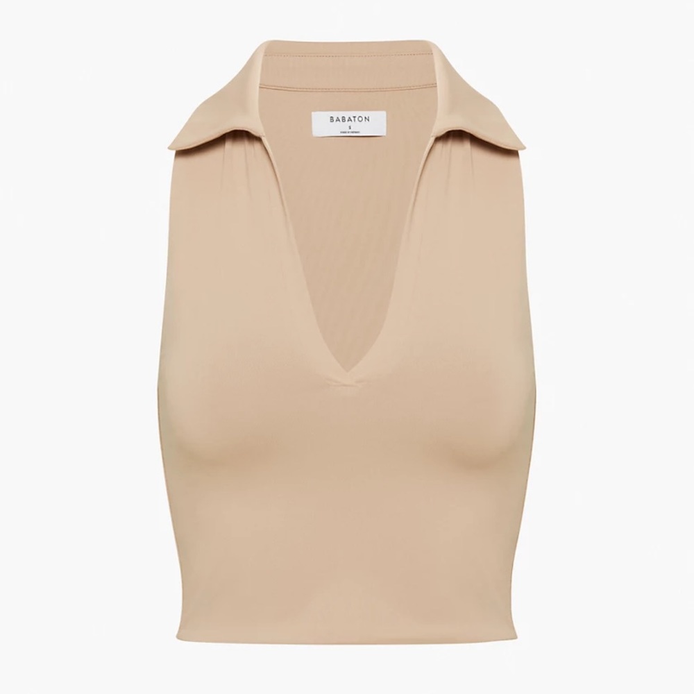 Aritzia Babaton Contour Polo Tank in XS NWT